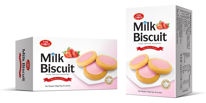 Mini Milk Biscuit (Strawberry Flavor)