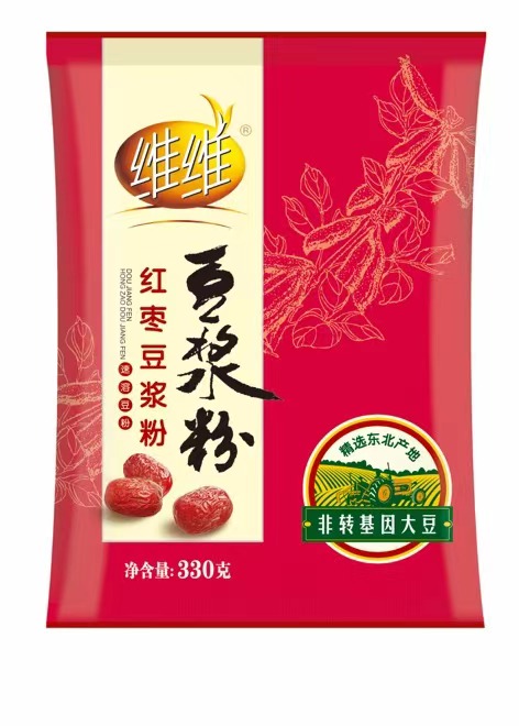 維維豆漿粉和水果穀物燕麥片